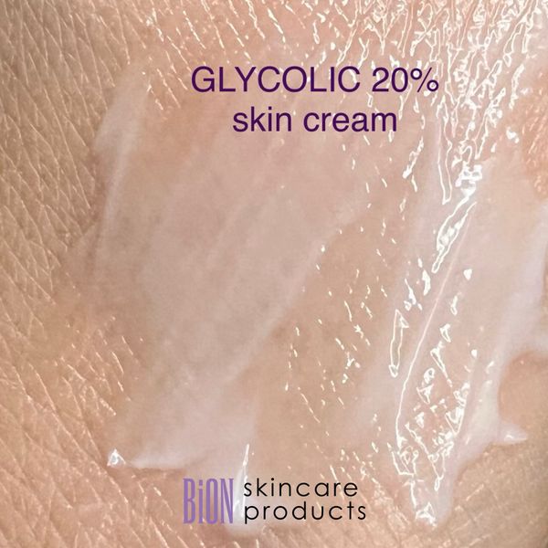 Glycolic 20% Cream | Гліколевий 20% крем для шкіри 120 мл B44 фото